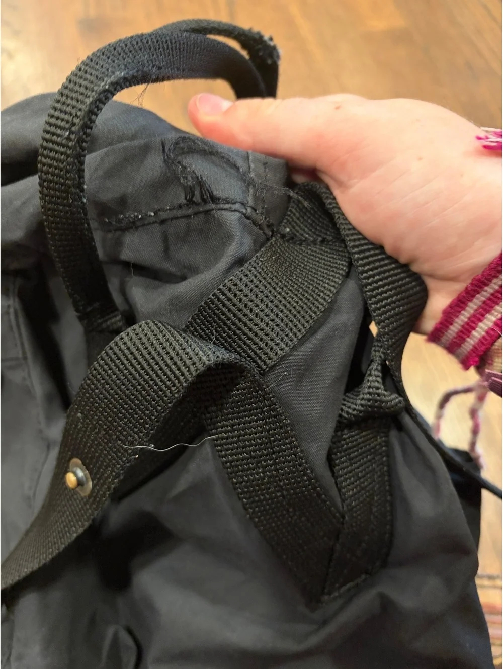 Fjallraven Kanken Classic Black Backpack